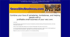 Desktop Screenshot of gravesitebusiness.com